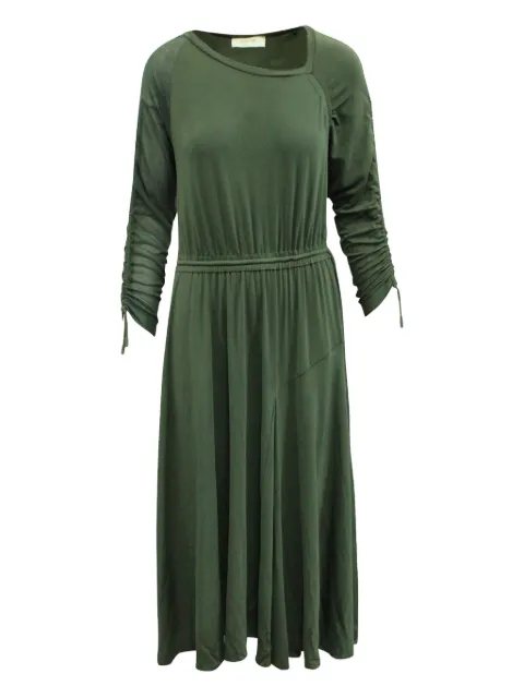 Sportmax Vintage ruched-sleeve midi dress