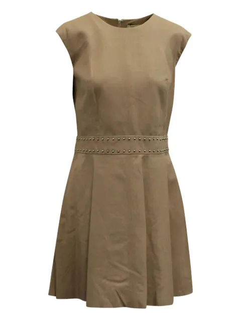 Yves Salomon stud-detail mini dress