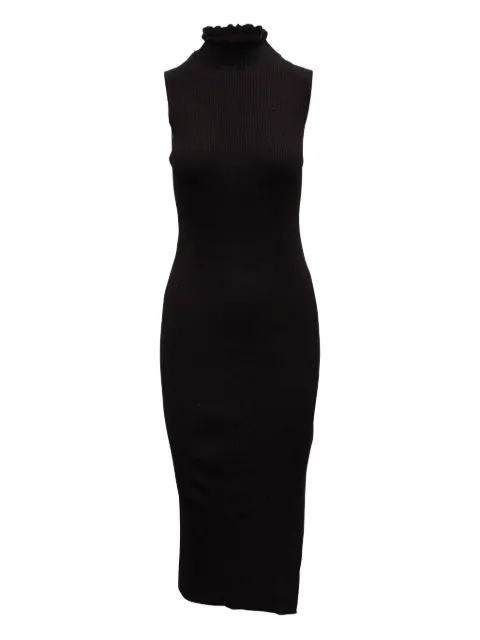 Theory mock-neck ribbed dress