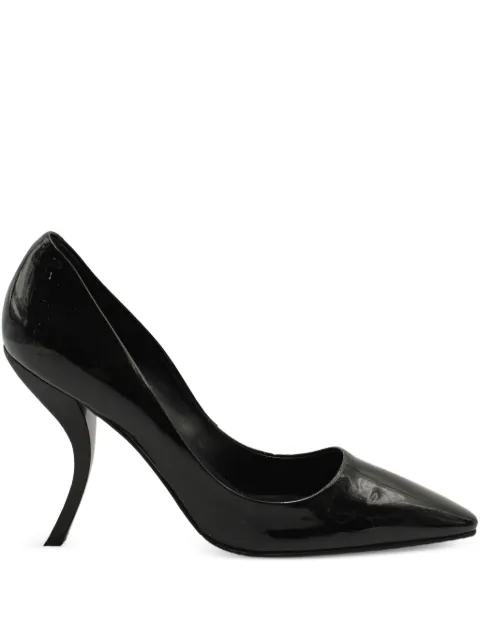 Roger Vivier Vintage patent-leather curved-heel pumps