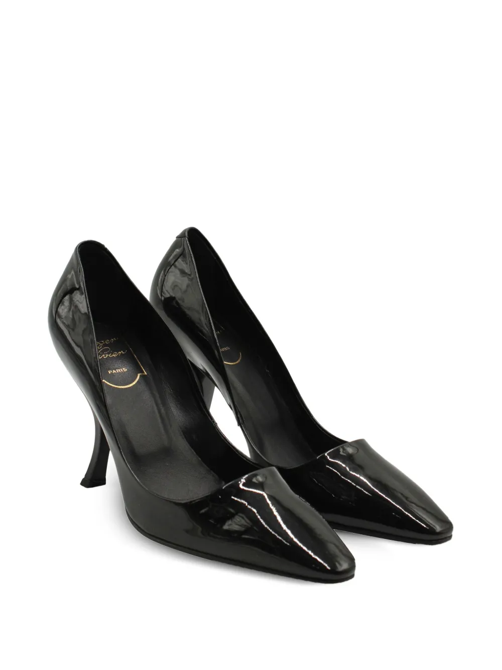 Roger Vivier Vintage patent-leather curved-heel pumps | Image 2