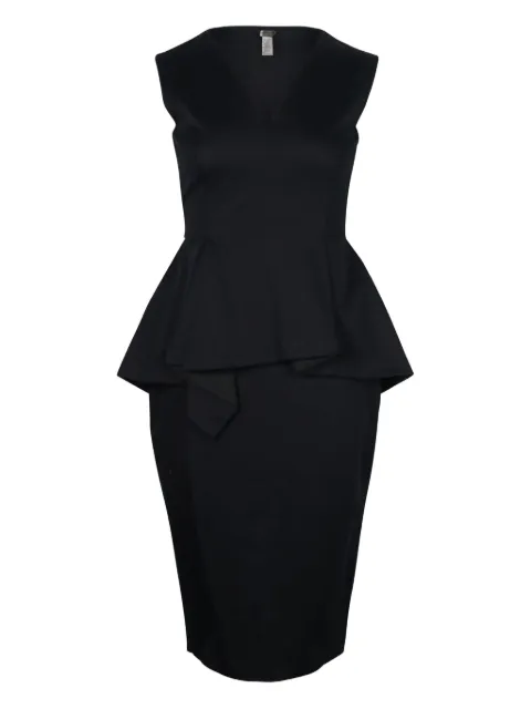 Sportmax Vintage peplum pencil dress
