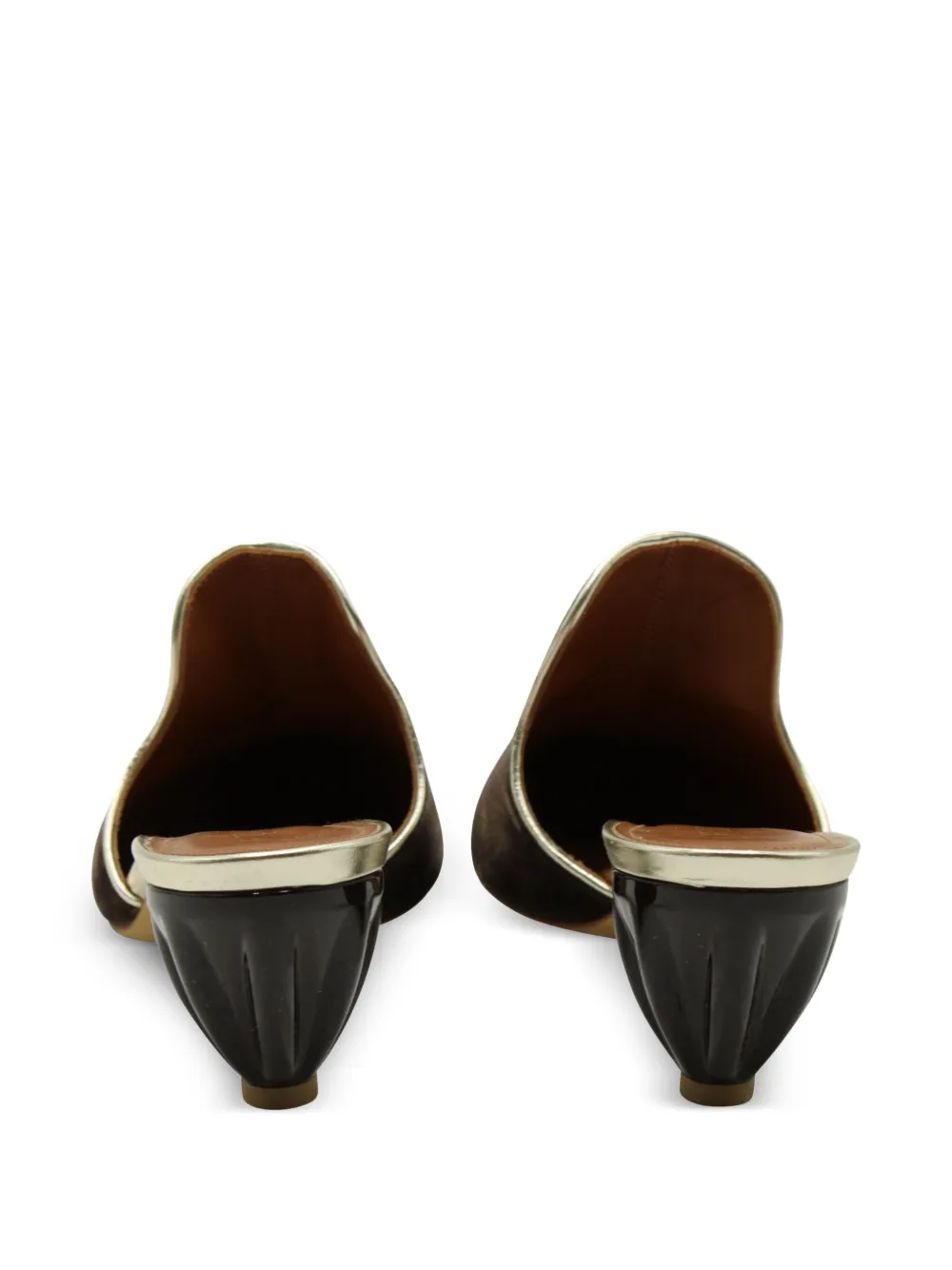  Malone Souliers Marianne Pointed-toe Heeled Mules - Brown 