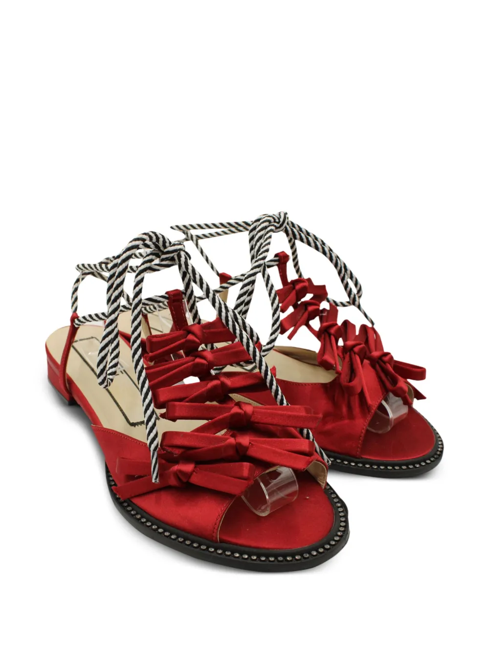 Nº21 ankle-tie bow sandals | Image 2