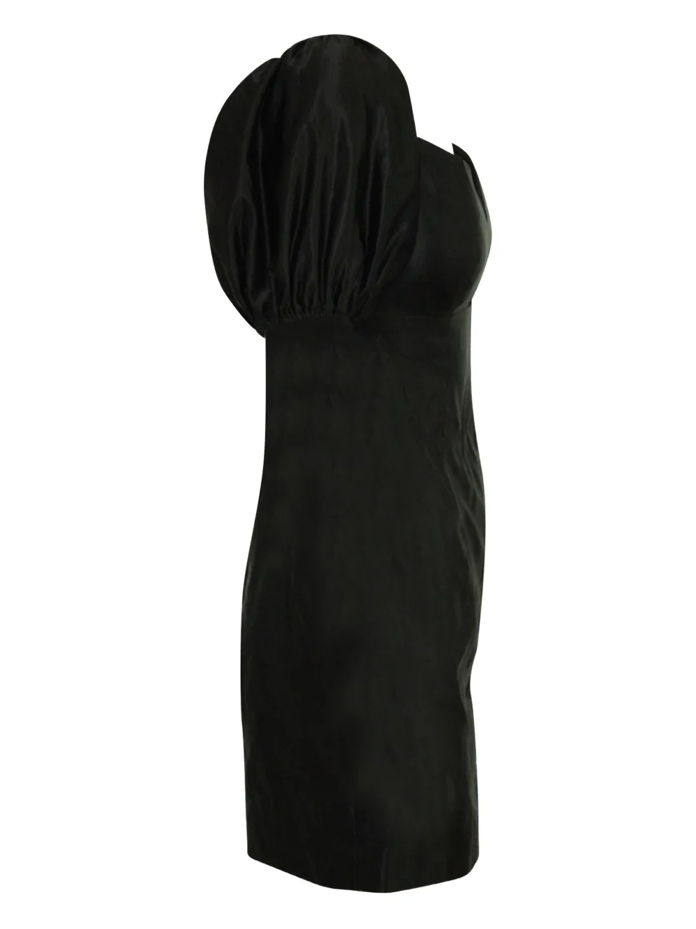 Caroline Constas puff-sleeve cut-out dress - Zwart