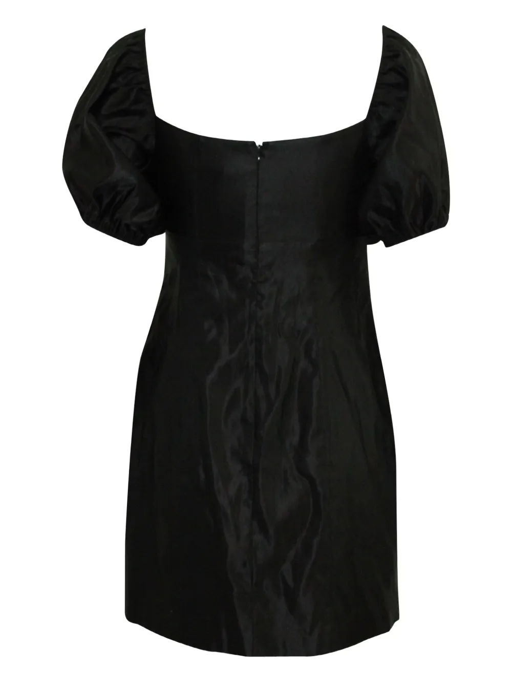  Caroline Constas Puff-sleeve Cut-out Dress - Black 