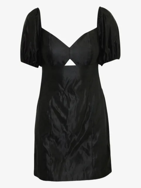 Caroline Constas puff-sleeve cut-out dress