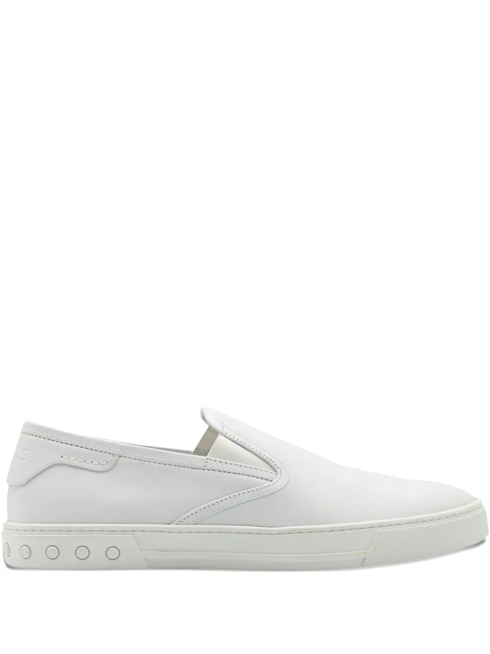 Tod's slip-on leather loafers | White | Image 1