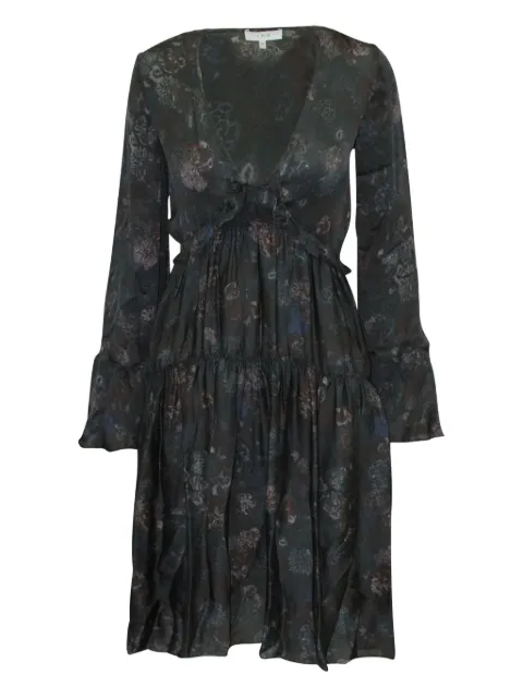 IRO Ciclone floral-print tiered mini dress