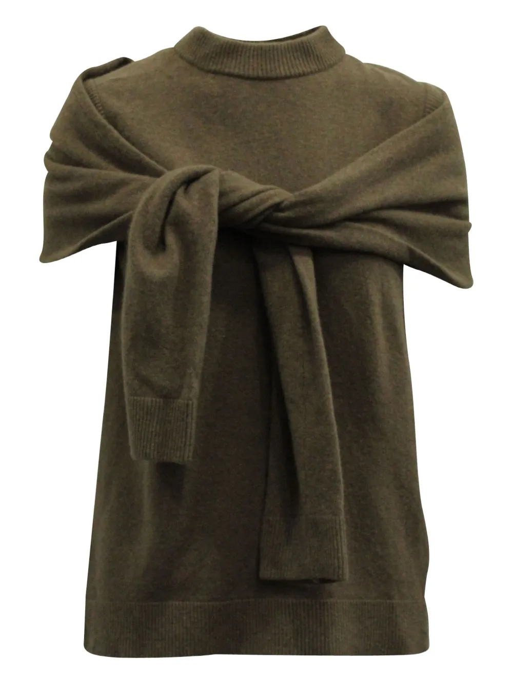 Isa Arfen tie-knot wool sweater | Image 2