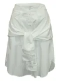 Alexander Wang shirt-sleeve tie skirt - White