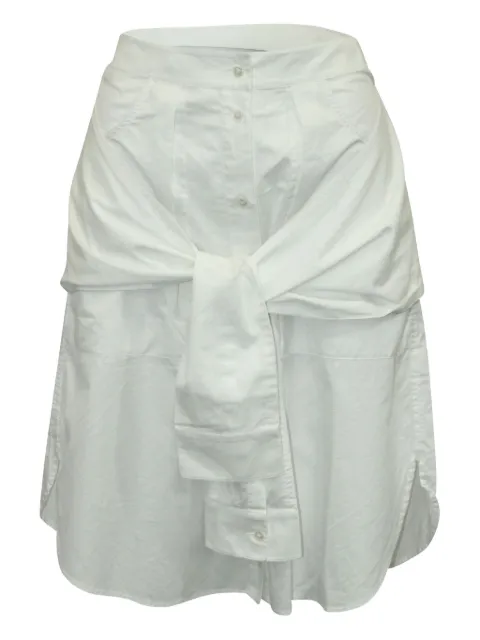 Alexander Wang shirt-sleeve tie skirt
