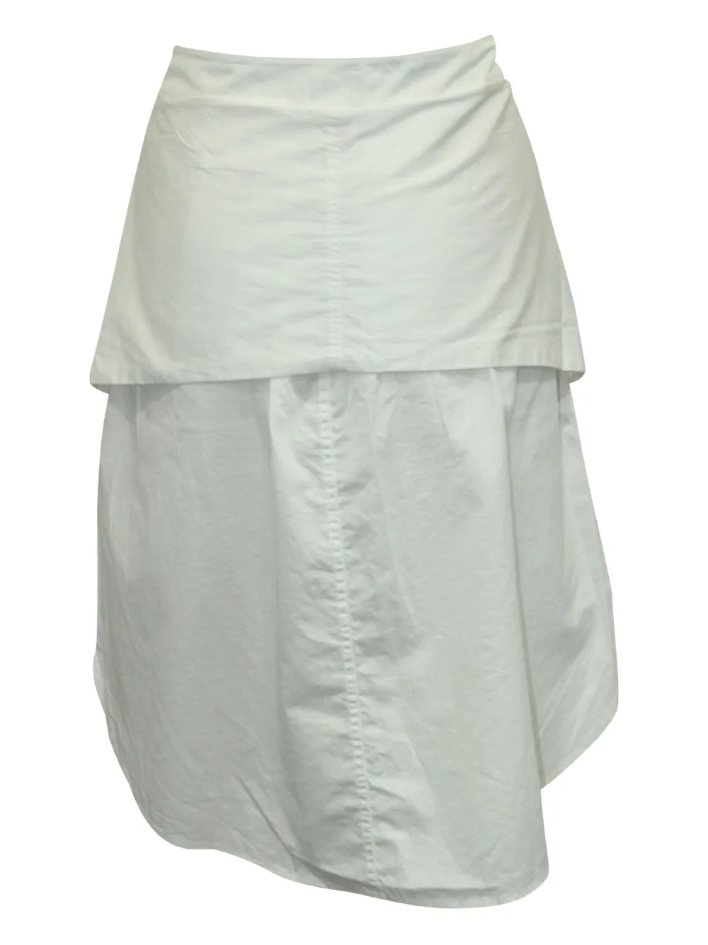 Alexander Wang shirt-sleeve tie skirt - Wit