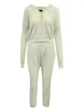 Nili Lotan zip-up hooded tracksuit set - Neutrals