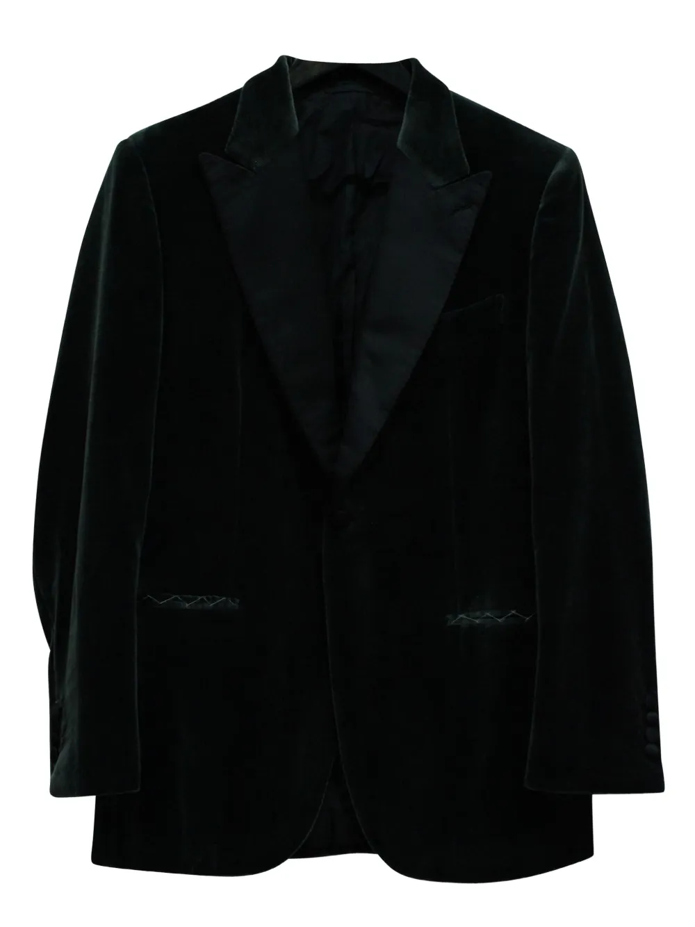 Brioni Vintage single-breasted blazer | Black | Image 1