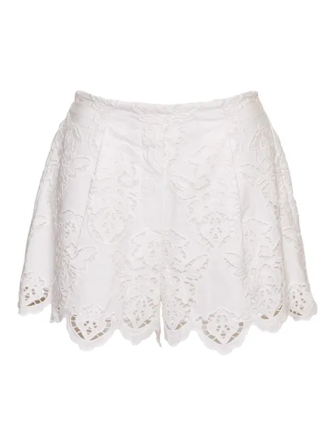 Cara Cara Trish floral-lace shorts