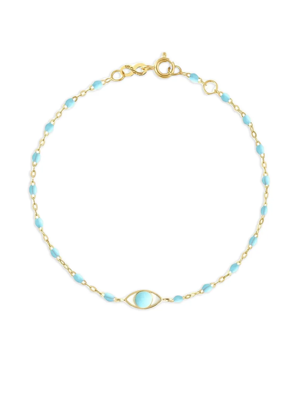 Gigi Clozeau Bracciale Gigi in oro giallo 14 carati - Blu