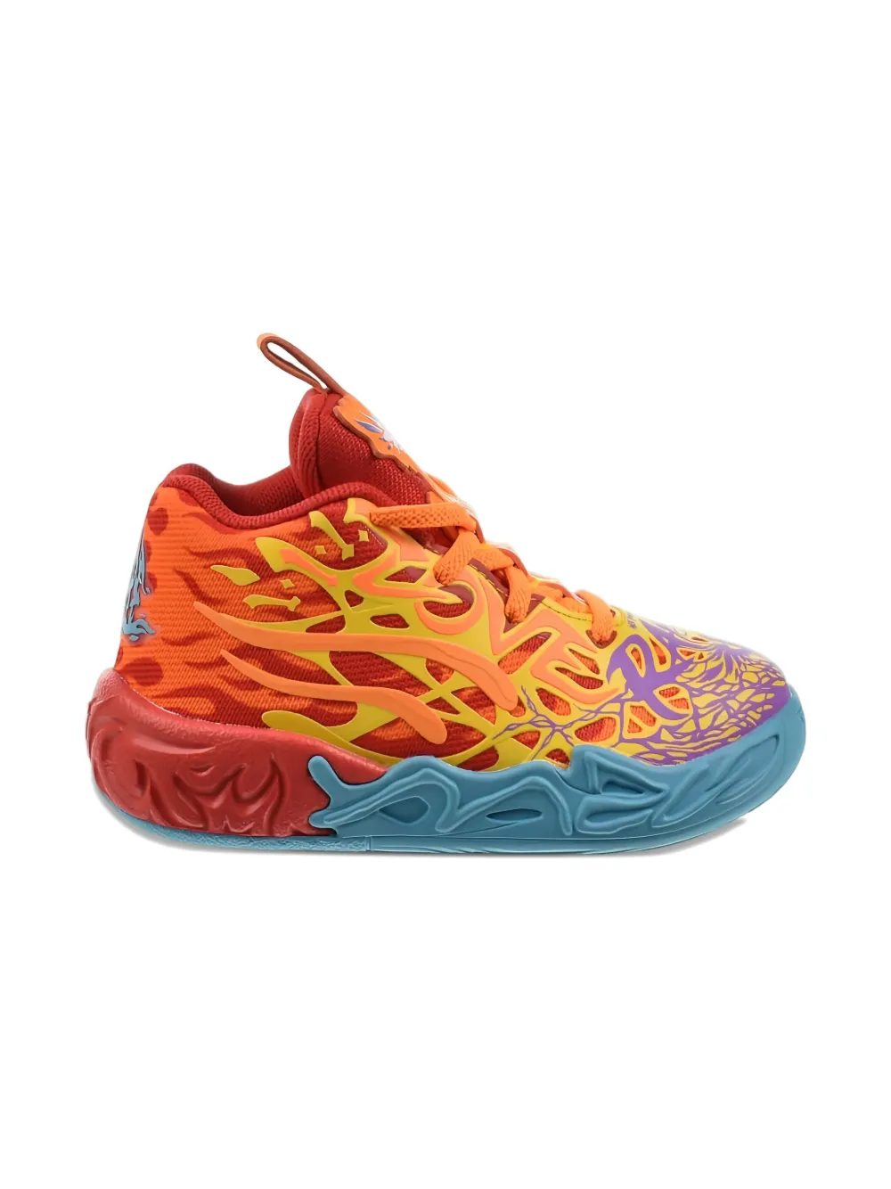 Puma Kids Phoenix "Red Orange Blue" sneakers