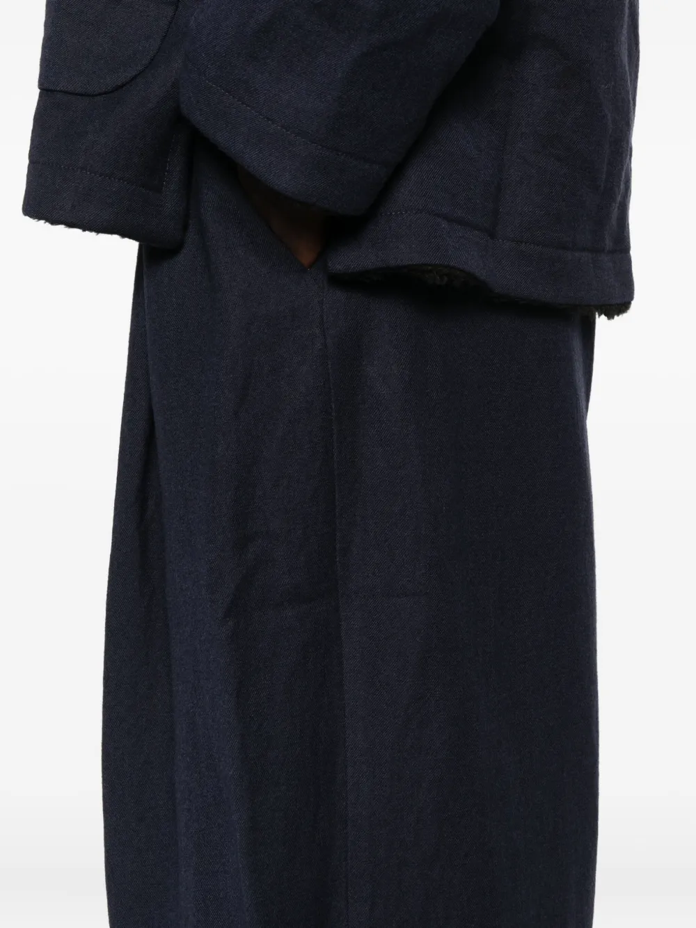 Uma Wang Plooibroek Blauw