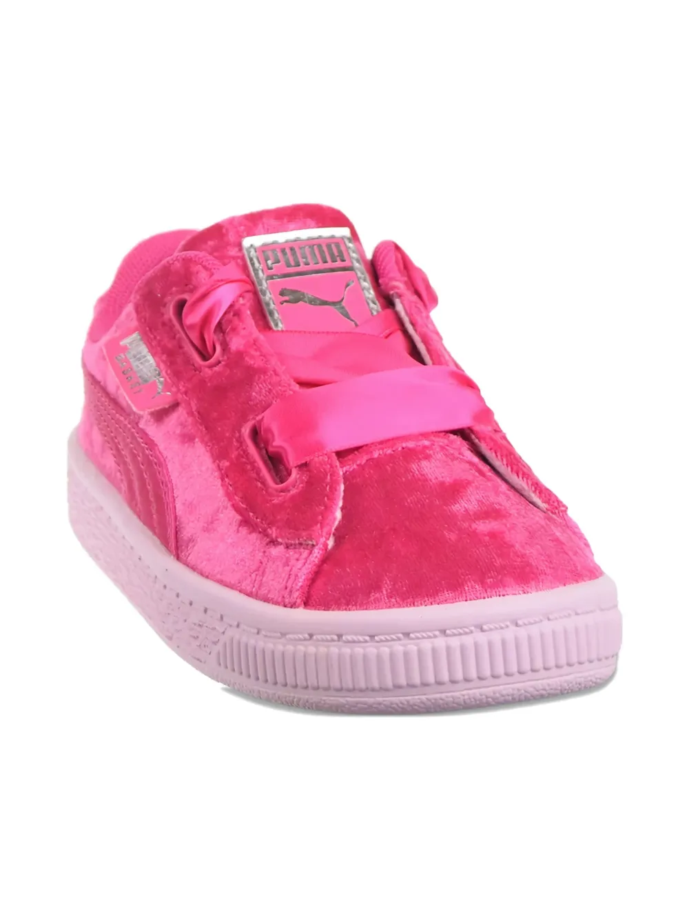Puma Kids Basket Heart "Beetroot Purple Puma Silver" sneakers Pink
