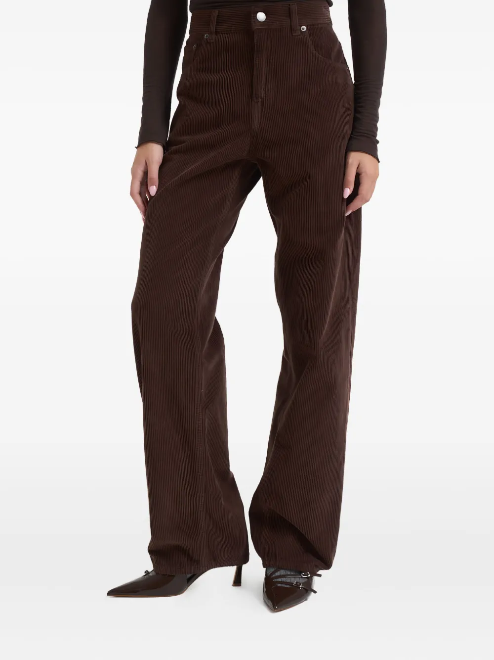Haikure corduroy trousers | Brown | Image 1