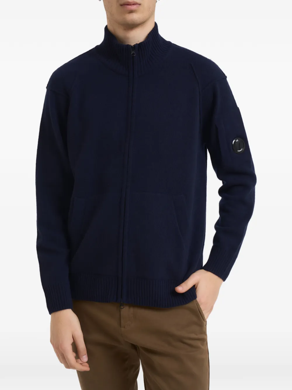 C.P. Company zip-up cardigan | Blue | Image 1