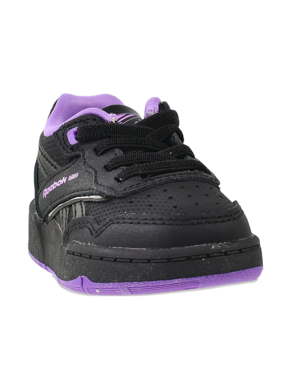 Reebok Kids BB 4000 "Black Digital Purple" sneakers