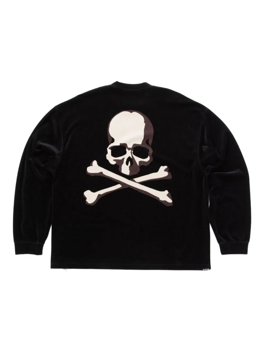 Mastermind Japan Sweater verfraaid met doodskop - Zwart