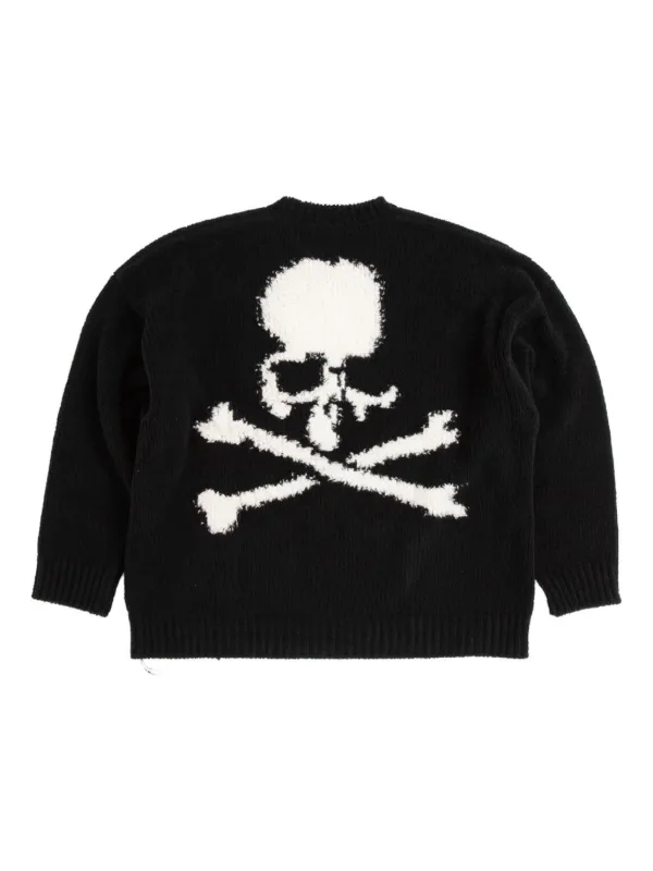 YA-MAN - との字様 Mastermind Japan skull-print Sweater | Black | FARFETCH