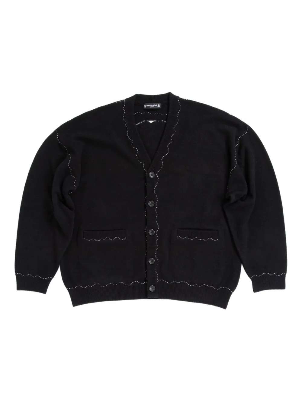 Mastermind Japan Skull-embellished Cardigan In Black