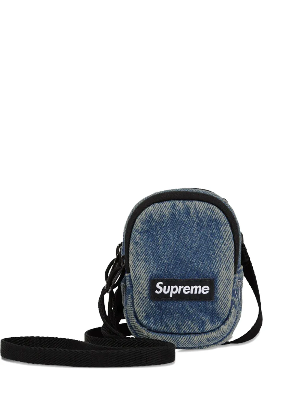 Supreme Mini Denim "blue" Crossbody Bag In Blue