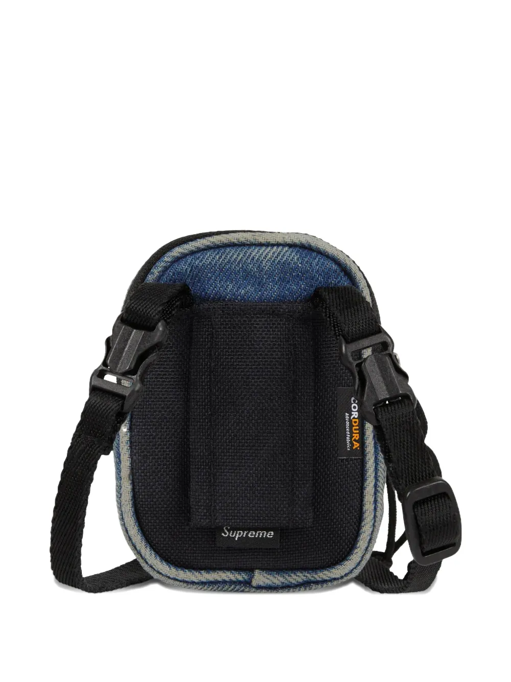 Supreme mini denim Blue crossbody bag - Blauw