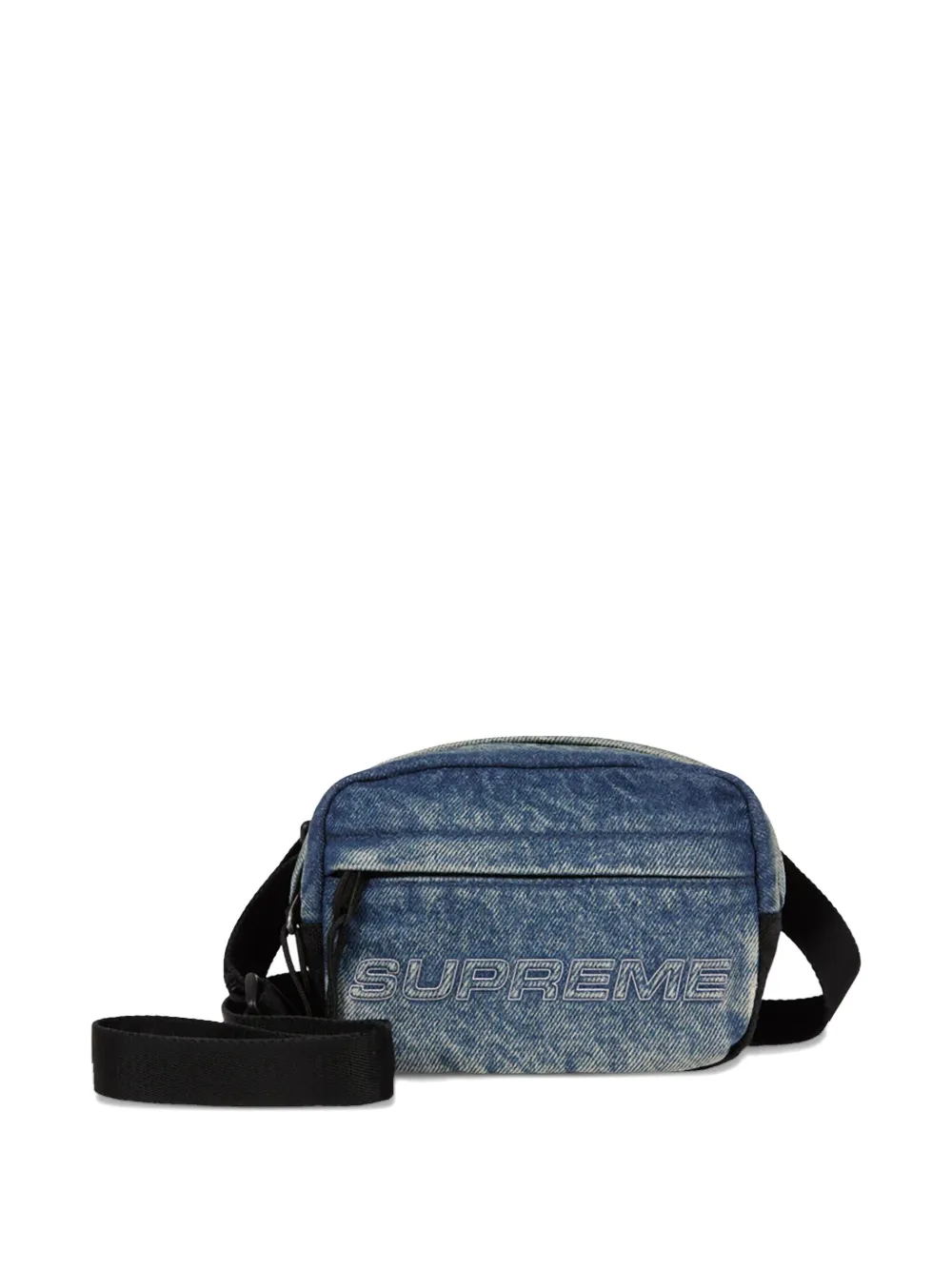 Supreme mini denim Blue messenger bag - Blauw
