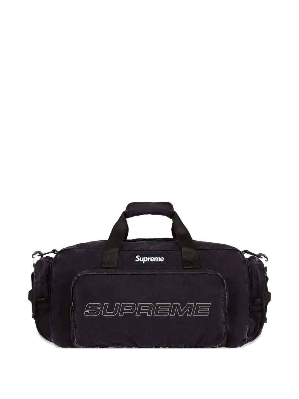 Supreme デニム ダッフルバッグ - ブラック Supreme デニム ダッフルバッグ - ブラック