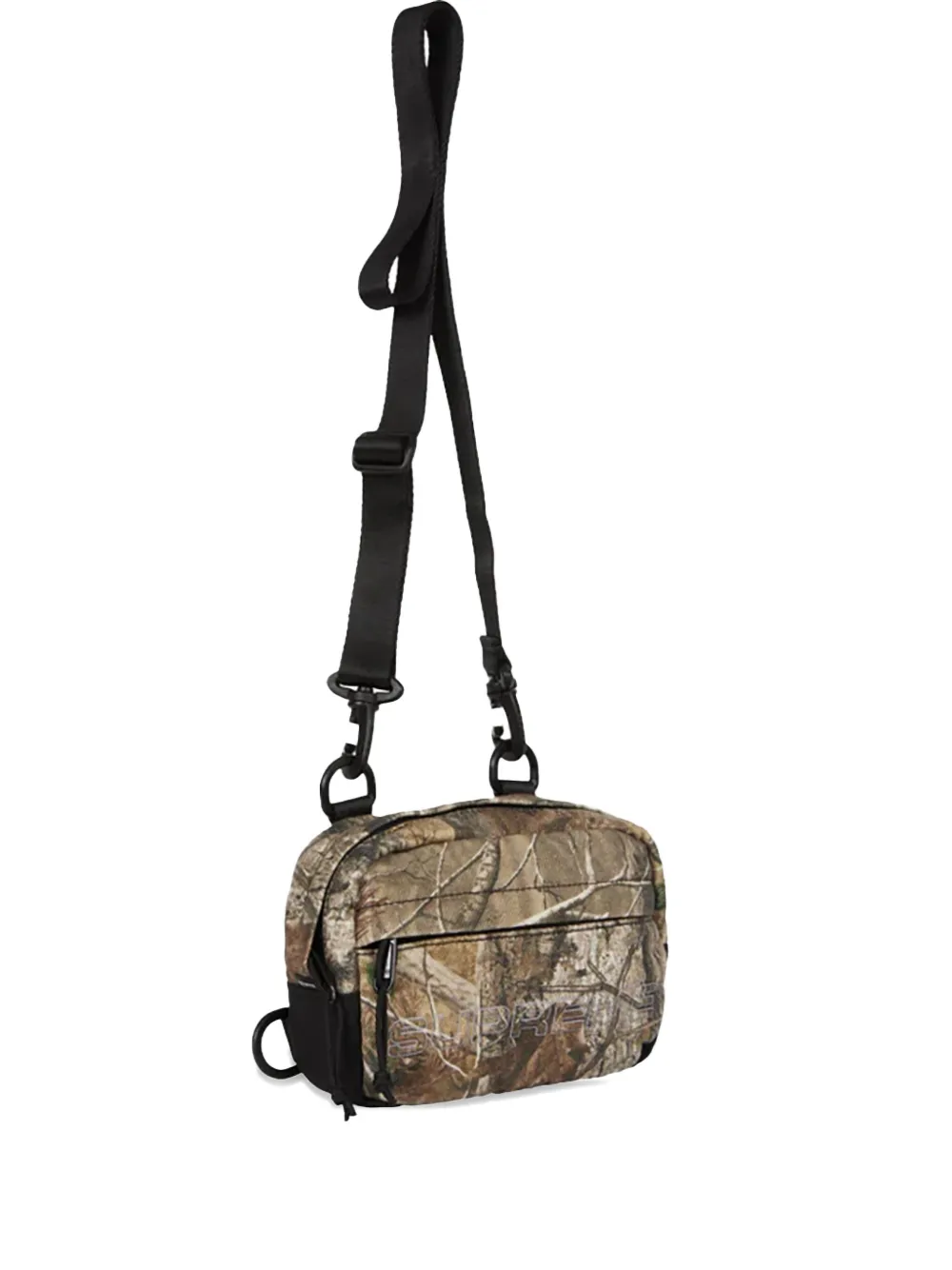 Supreme Mini Denim "camo" Messenger Bag In Brown