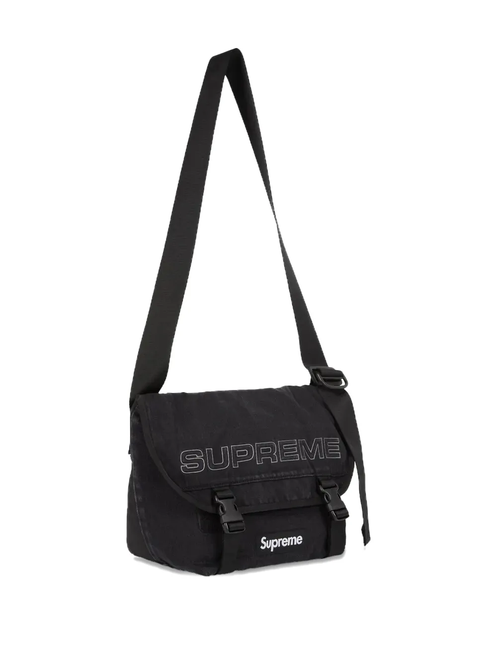 Supreme denim Black shoulder bag - Zwart