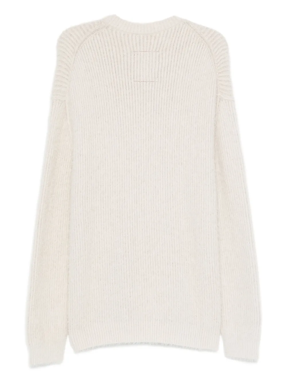 Uma Wang Ribgebreide trui - Beige