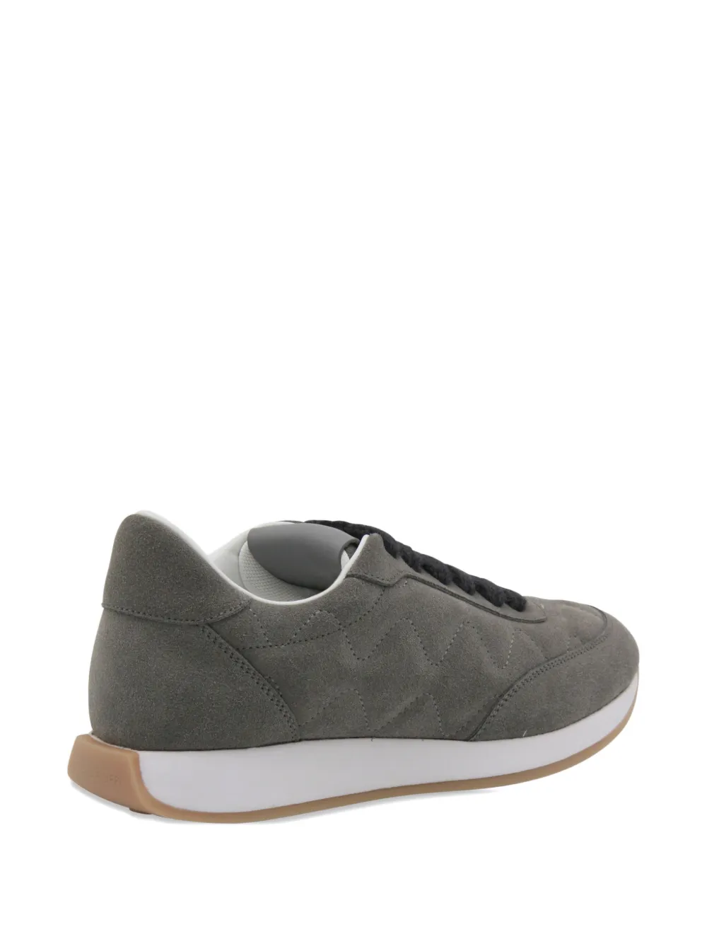 Fabiana Filippi quilted suede sneakers Grey