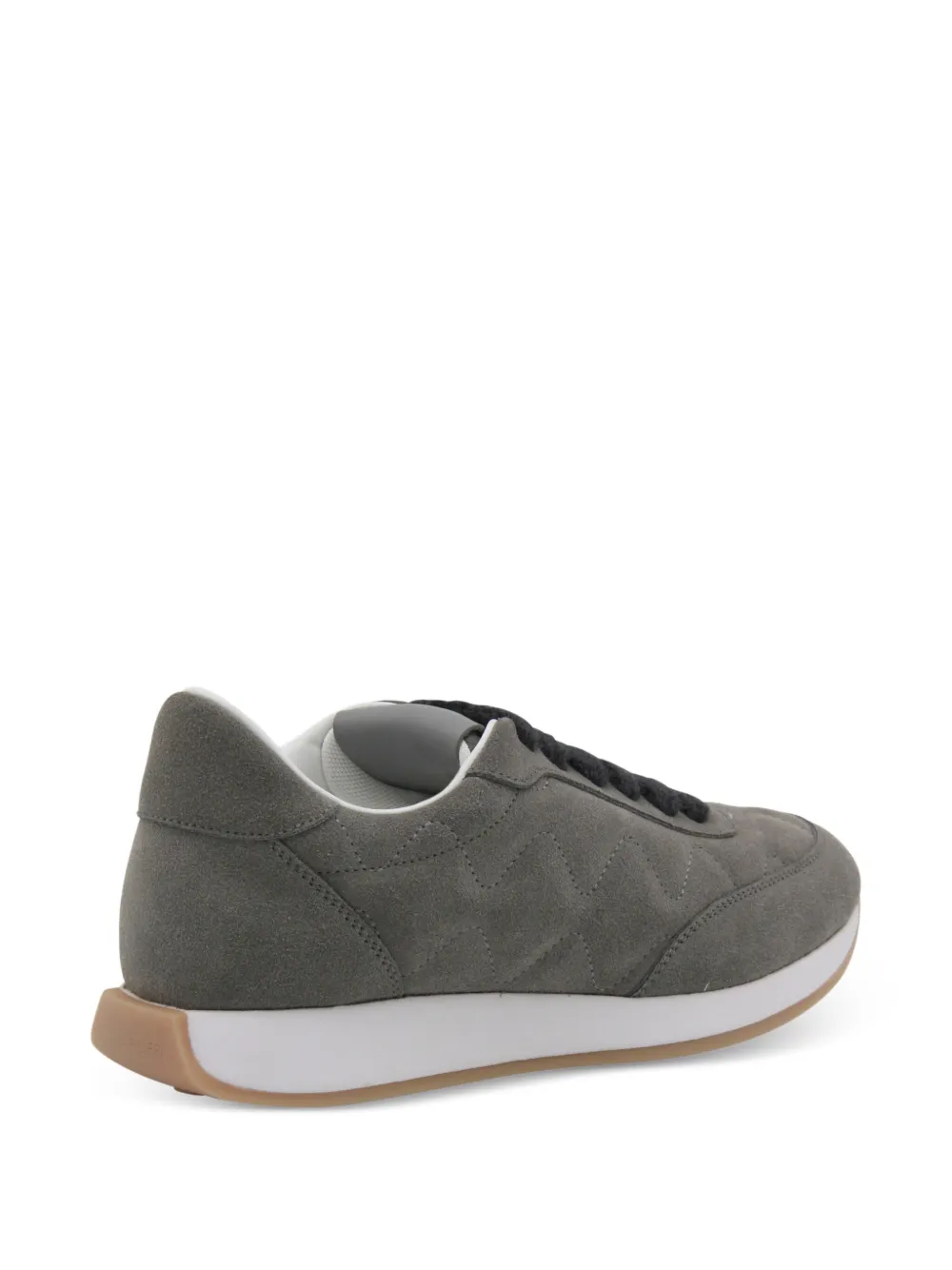 Fabiana Filippi Gewatteerde suède sneakers Grijs