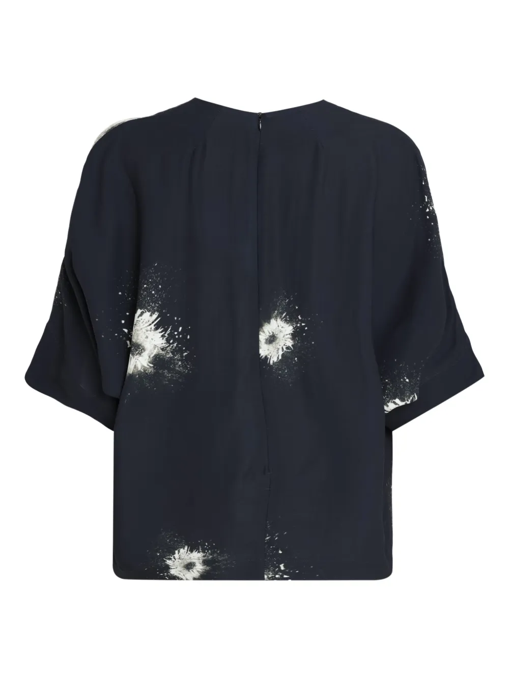 Gloria Coelho Top met korte mouwen - Blauw