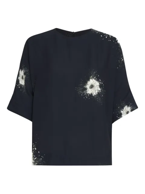 Gloria Coelho short-sleeve print top