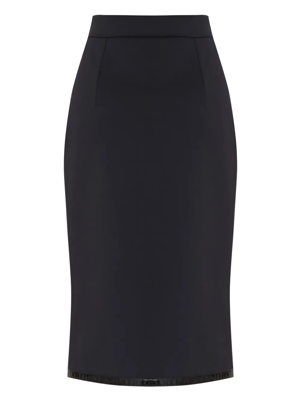 Gloria Coelho Gonna midi blu - Nero