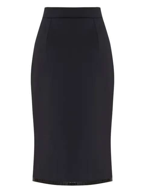 Gloria Coelho blue midi skirt