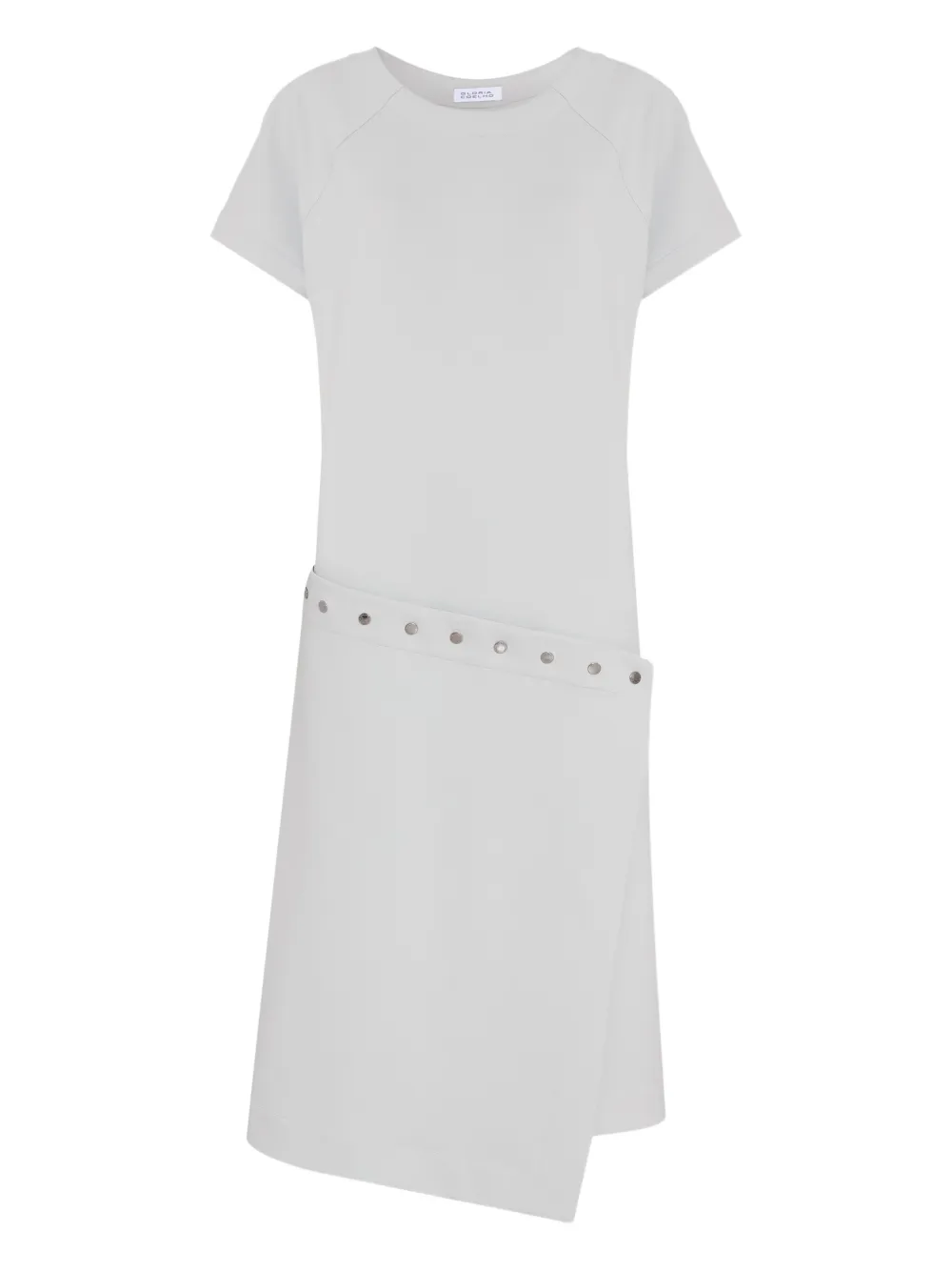 Gloria Coelho Abito midi asimmetrico - Grigio