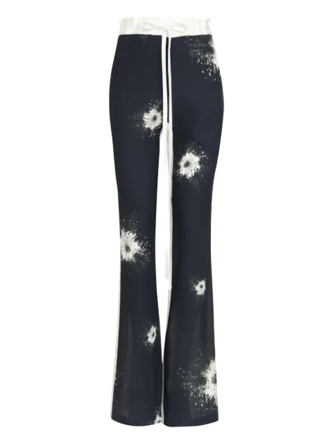 Gloria Coelho floral-pattern trousers