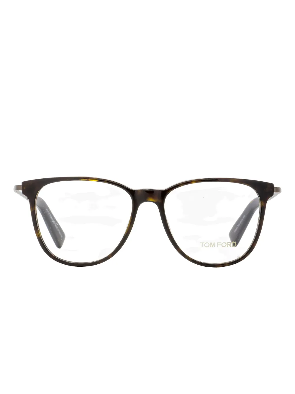 TOM FORD Eyewear Occhiali ovali - Marrone