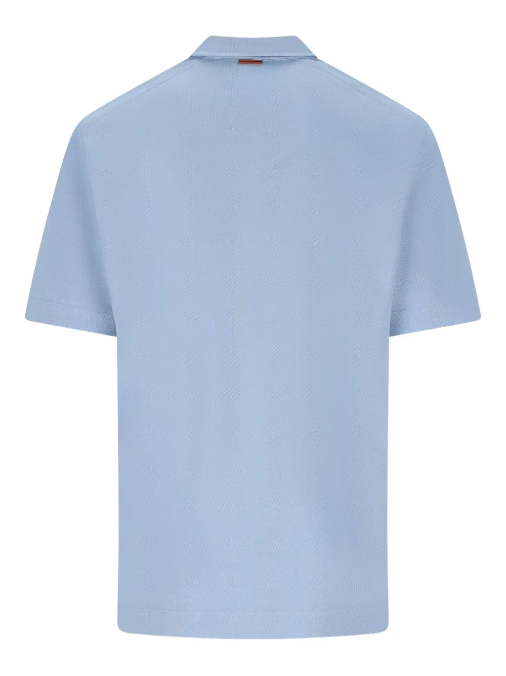 Zegna chest-pocket polo shirt - Blauw