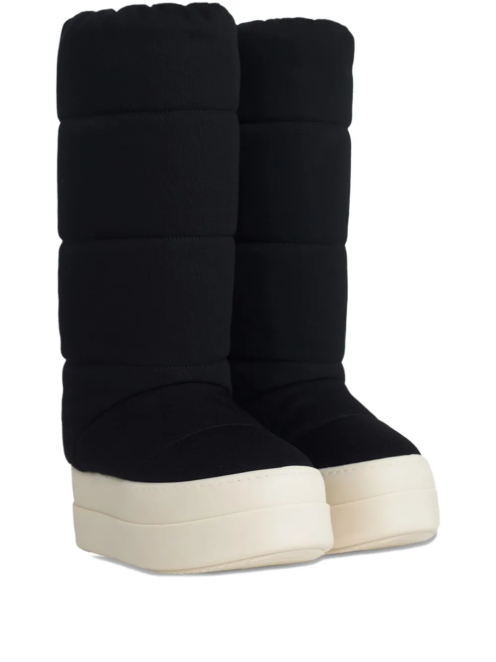 Rick Owens DRKSHDW Mega Bumper "Black Milk" boots