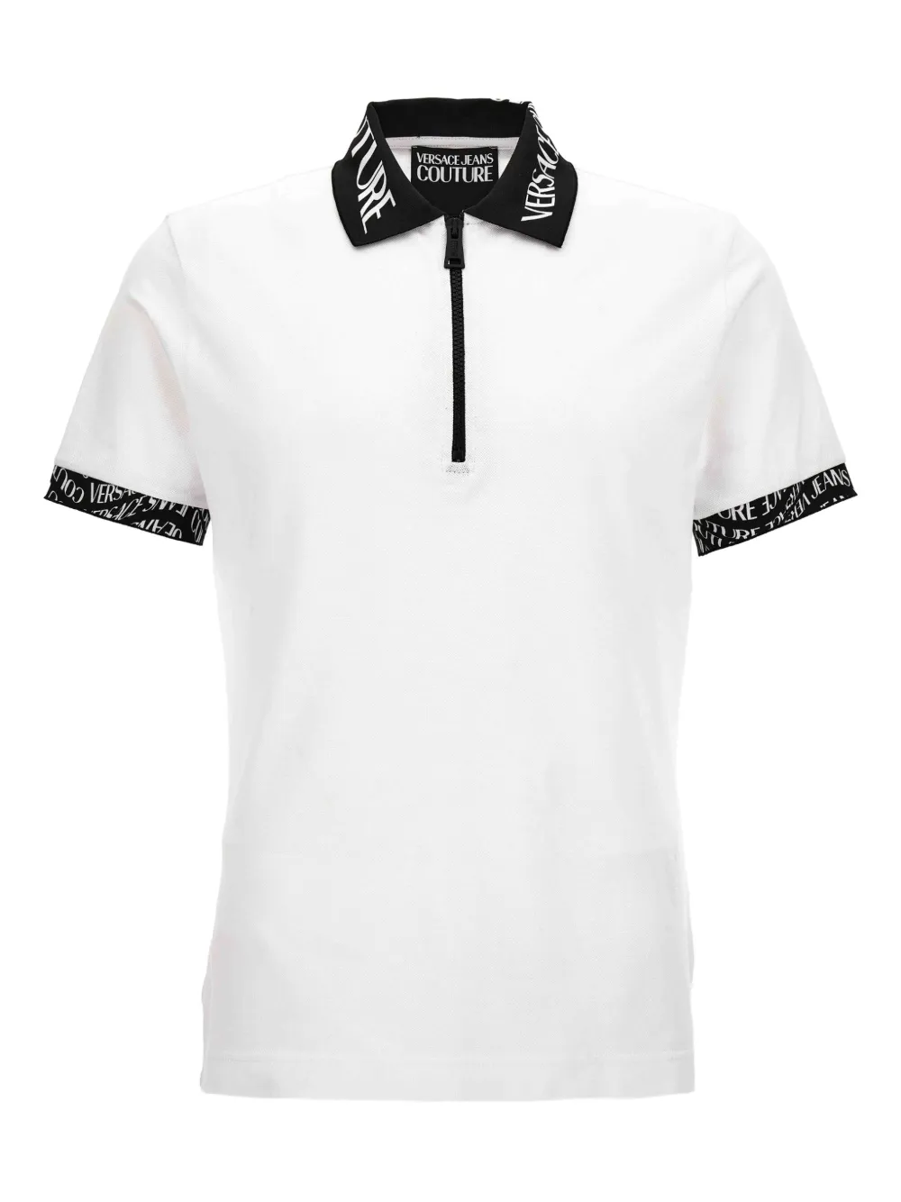 Versace Jeans Couture Liquify-logo polo shirt | White | Image 1