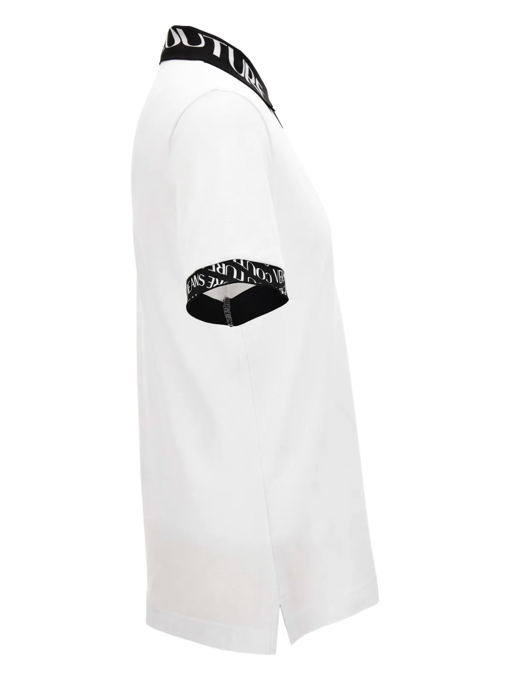 Versace Jeans Couture Liquify poloshirt met logo Wit